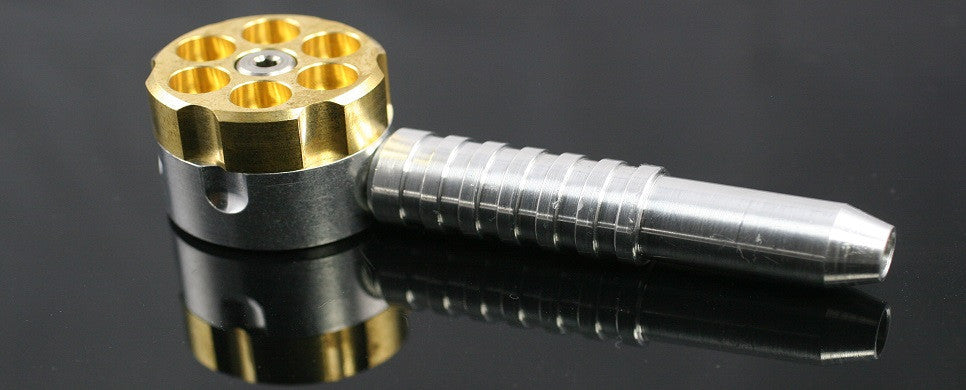 Six Shooter Revolver Pipe
